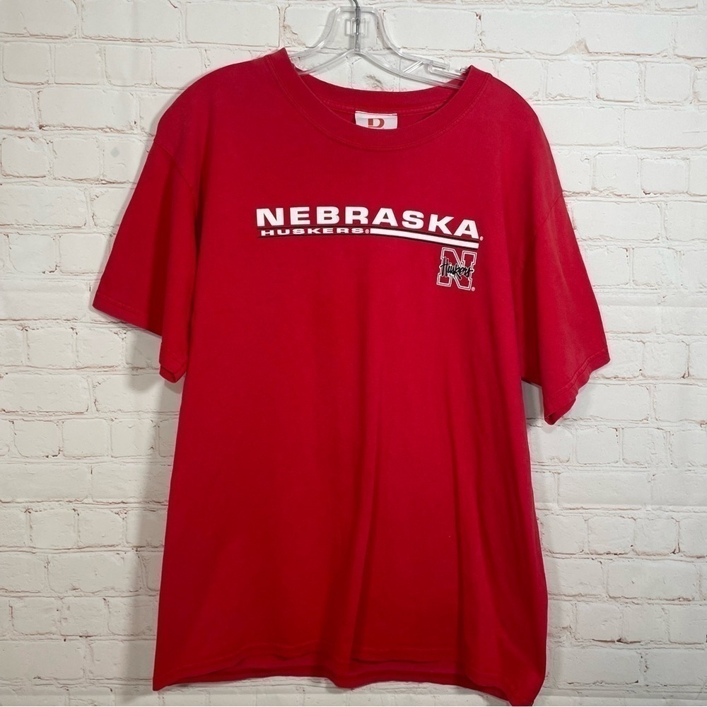 Nebraska Huskers Mens Red T Shirt Size Large